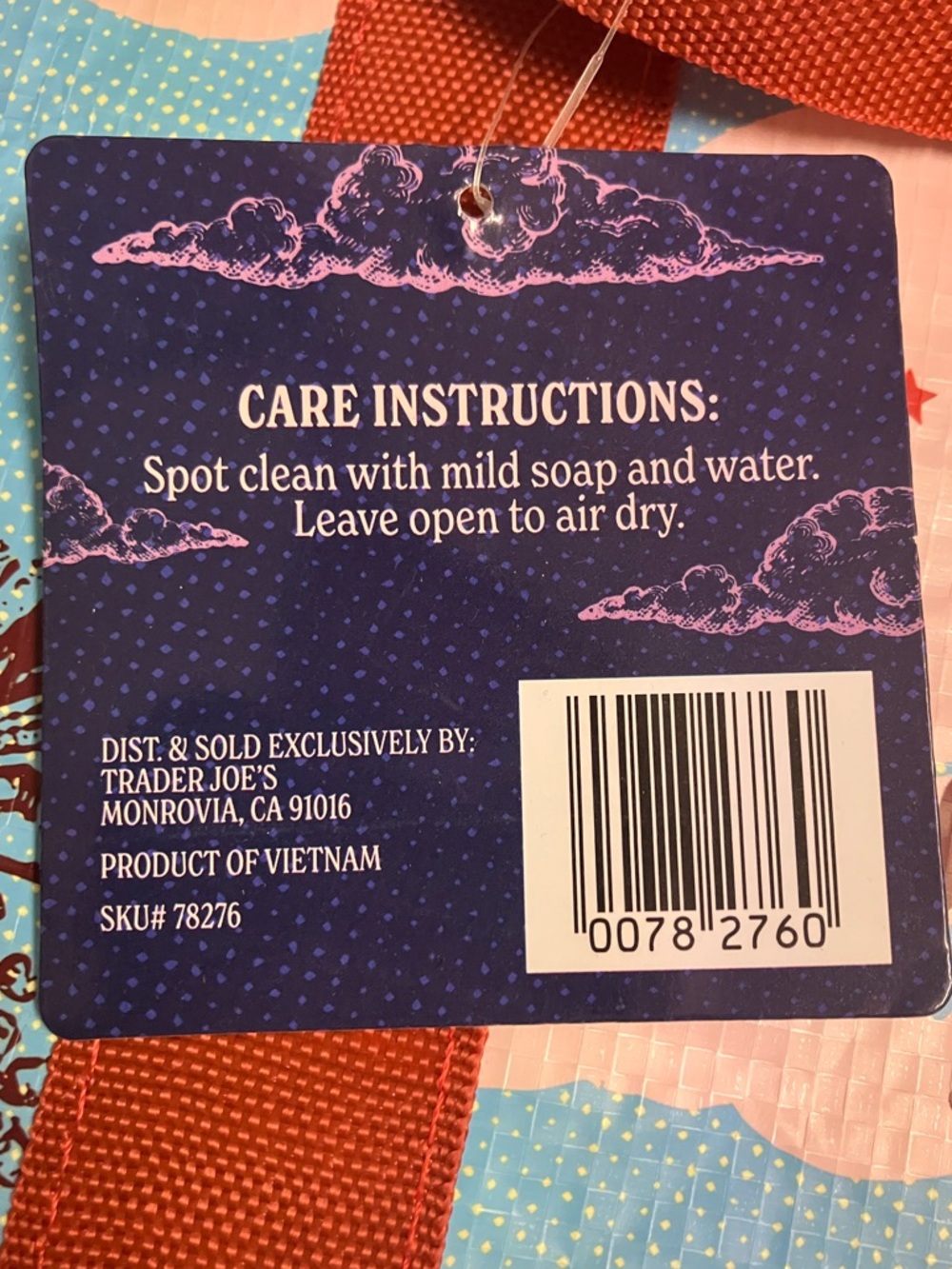 Trader Joe's Stand-Up Collapsable Grocery Tote - Picture 4 of 4